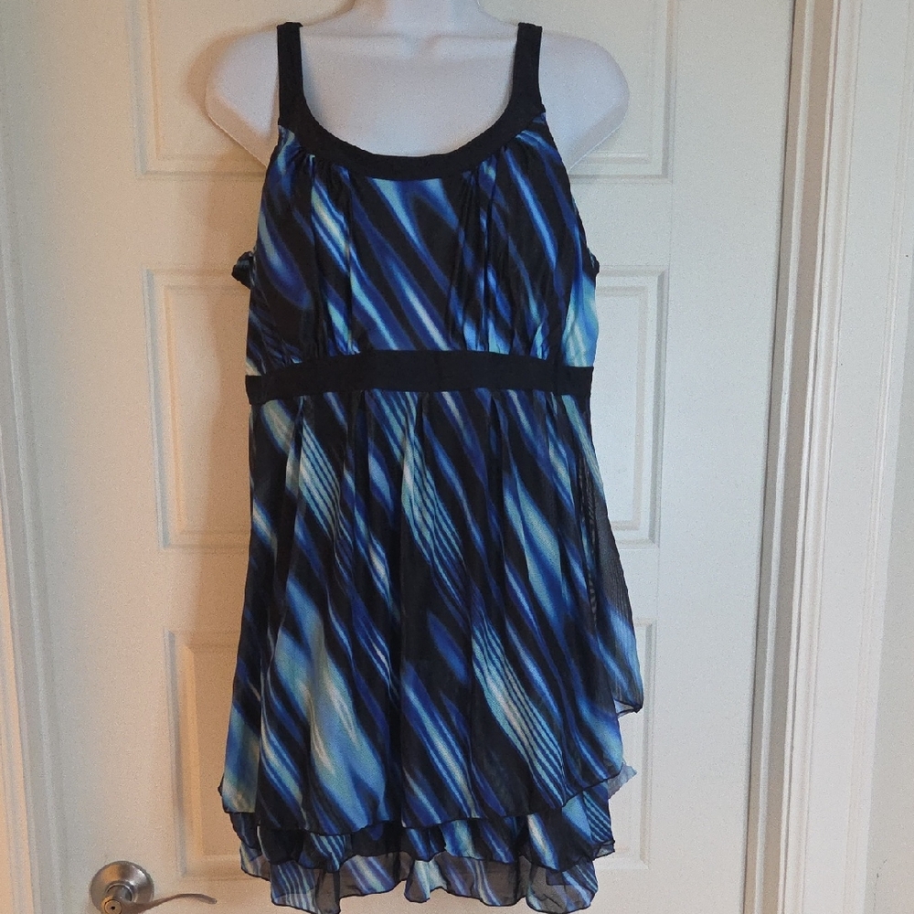 ReachMe Womens Plus Size  Tankini Top / Swim Dress